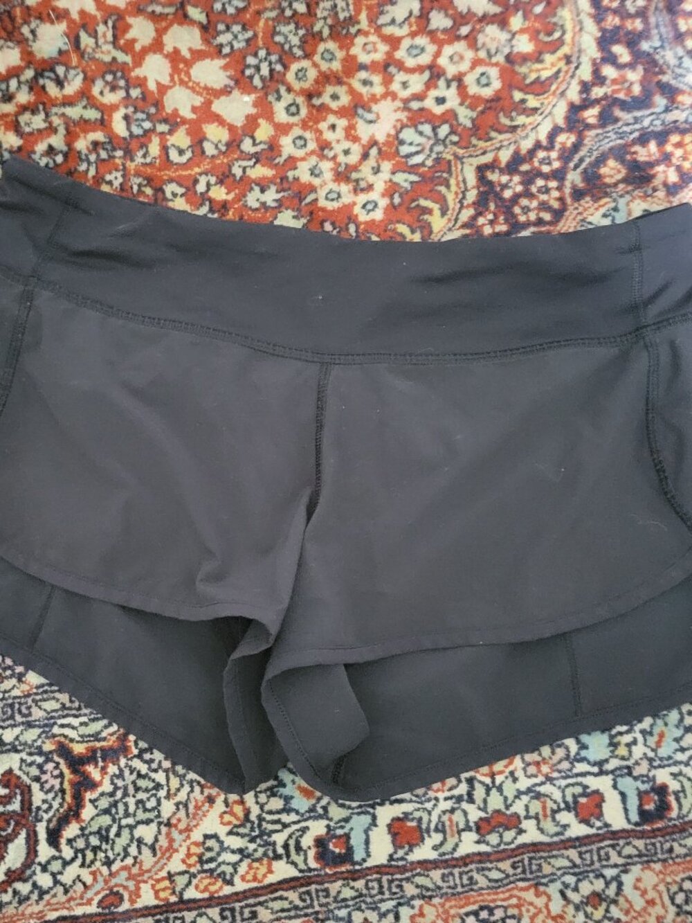 Lululemon Black running Shorts Size 8